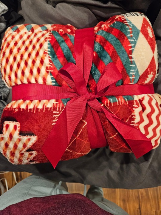 Christmas Throw Blanket, Winter Holiday Sherpa Fleece Blanket, 50 X 60