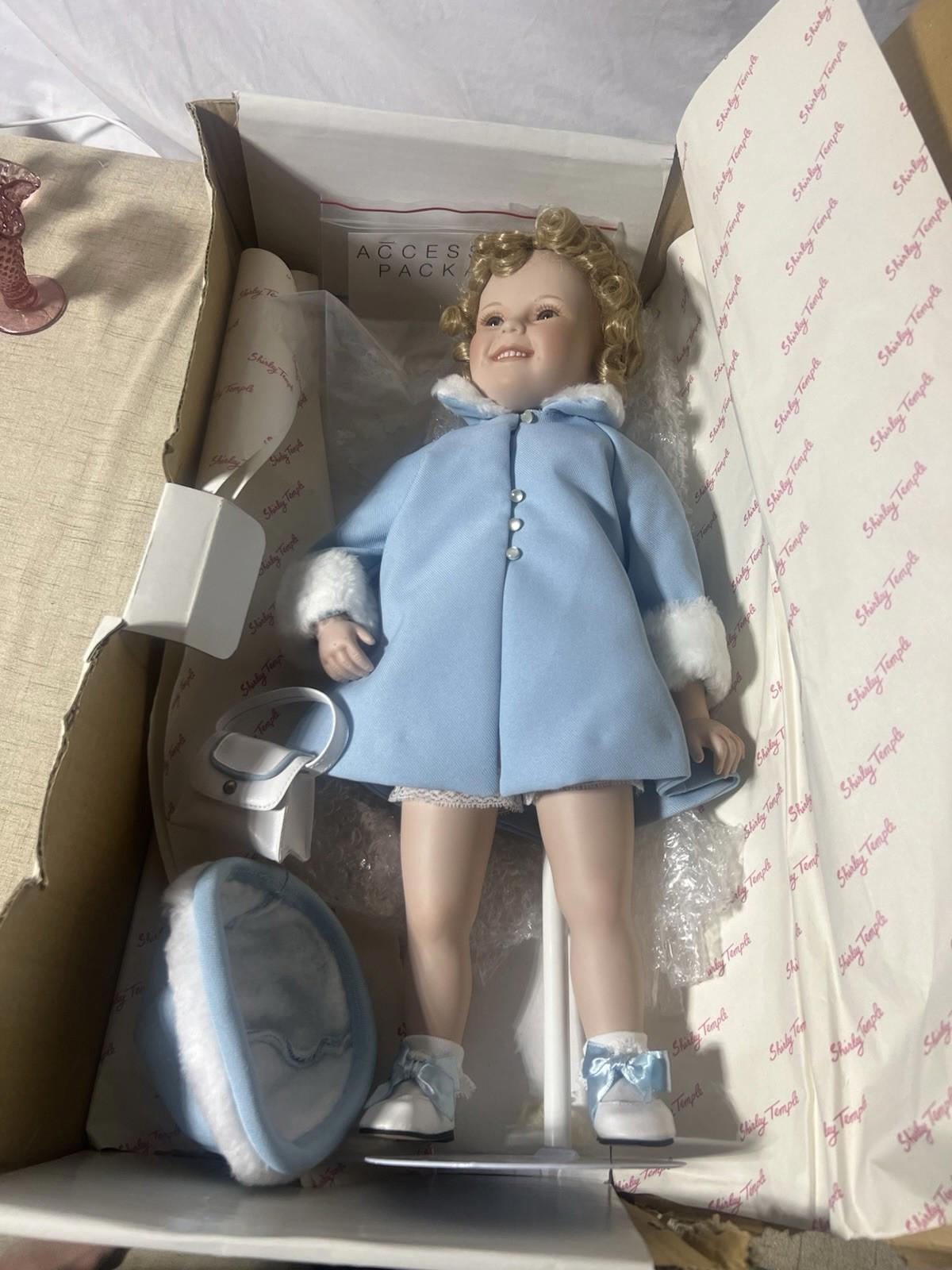 Shirley Temple Danbury Mint By Elke Hutchens Sunday Best 18 Inch Doll Red Eyes
