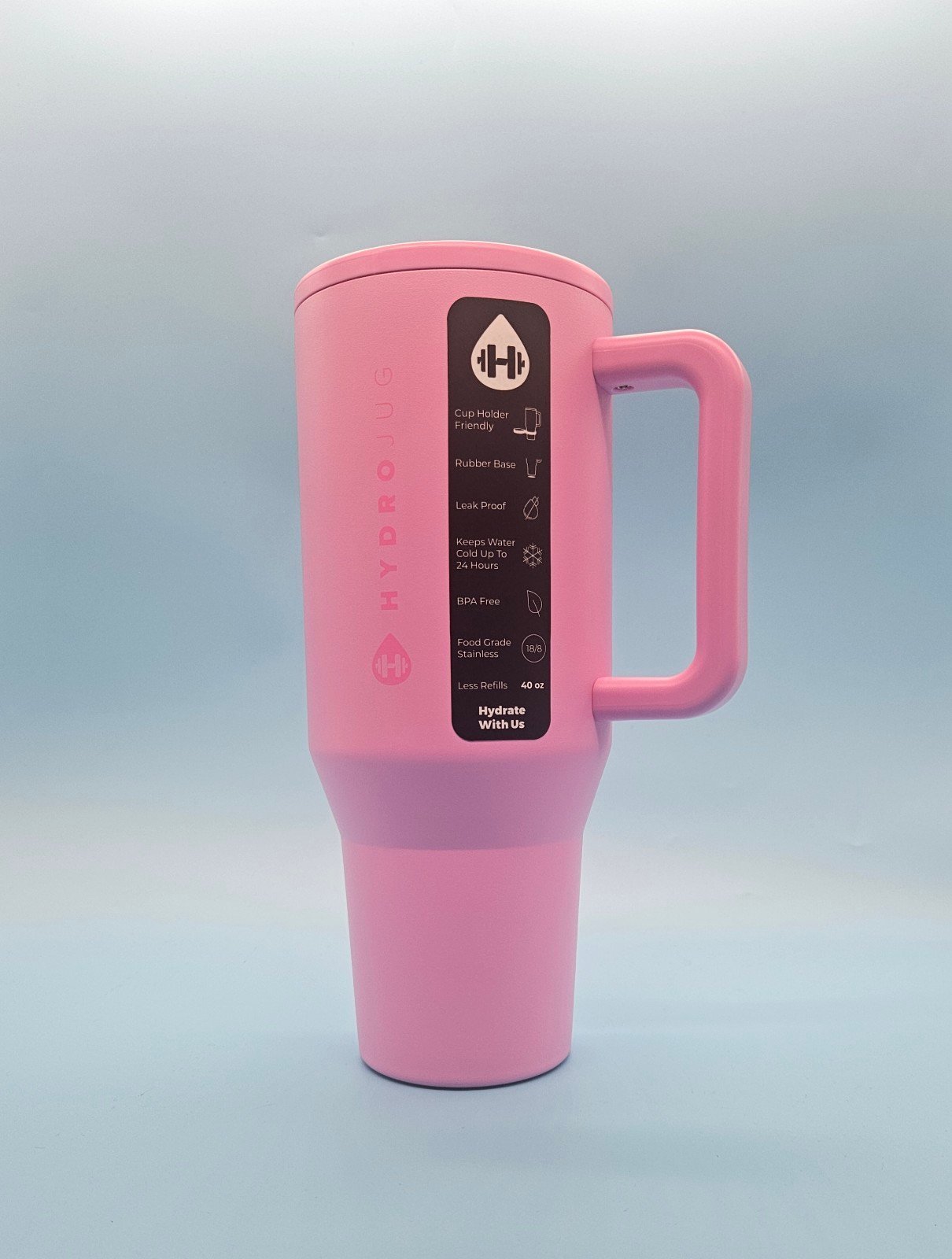 HydroJug Traveler / 40 oz / Pink Bubblegum/ IN HAND