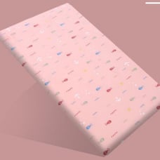 American Baby 100% Natural Cotton Percale Fitted Crib Sheet for Standard Crib an