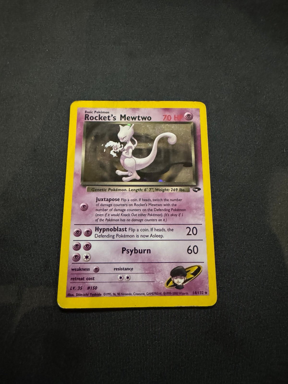 Rocket's Mewtwo #14/132 Holo 1999