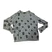 360 Cashmere Skull Cashmere Riley Skull-Print Gray Cashmere Sweater size small 1