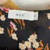 A.L.C. Carla Floral Silk Wrap Blouse Top E154