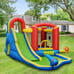 Lifezeal Inflatable Kid Bounce House Slide, Climbing Wall, Splash Water Park, Po