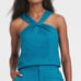 BANANA REPUBLIC Linen Twisted Halter Top NWT S