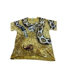 Liquid Blue Rattlesnake AOP Tshirt NWOT