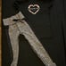 Victorias Secret Pink X-SMALL active wear Legging and shirt