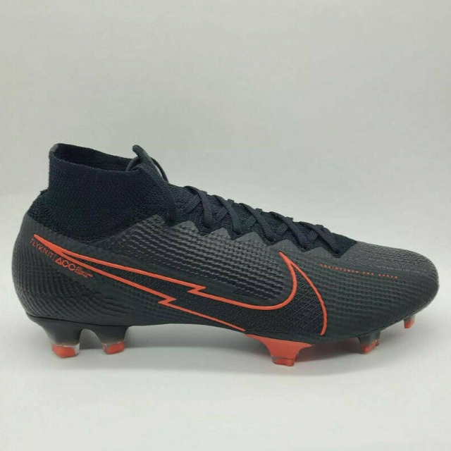 Nike Superfly 7 Elite DF FG Mens Size 8 Bred Black Red Soccer Cleats AQ4174-060