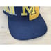 Vintage Michigan Wolverines Split All Over Snapback Hat American Needle 90s EUC