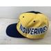 Vintage Michigan Wolverines Split All Over Snapback Hat American Needle 90s EUC