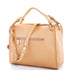 Fashion Pompom Gold Bag With Pink Ball