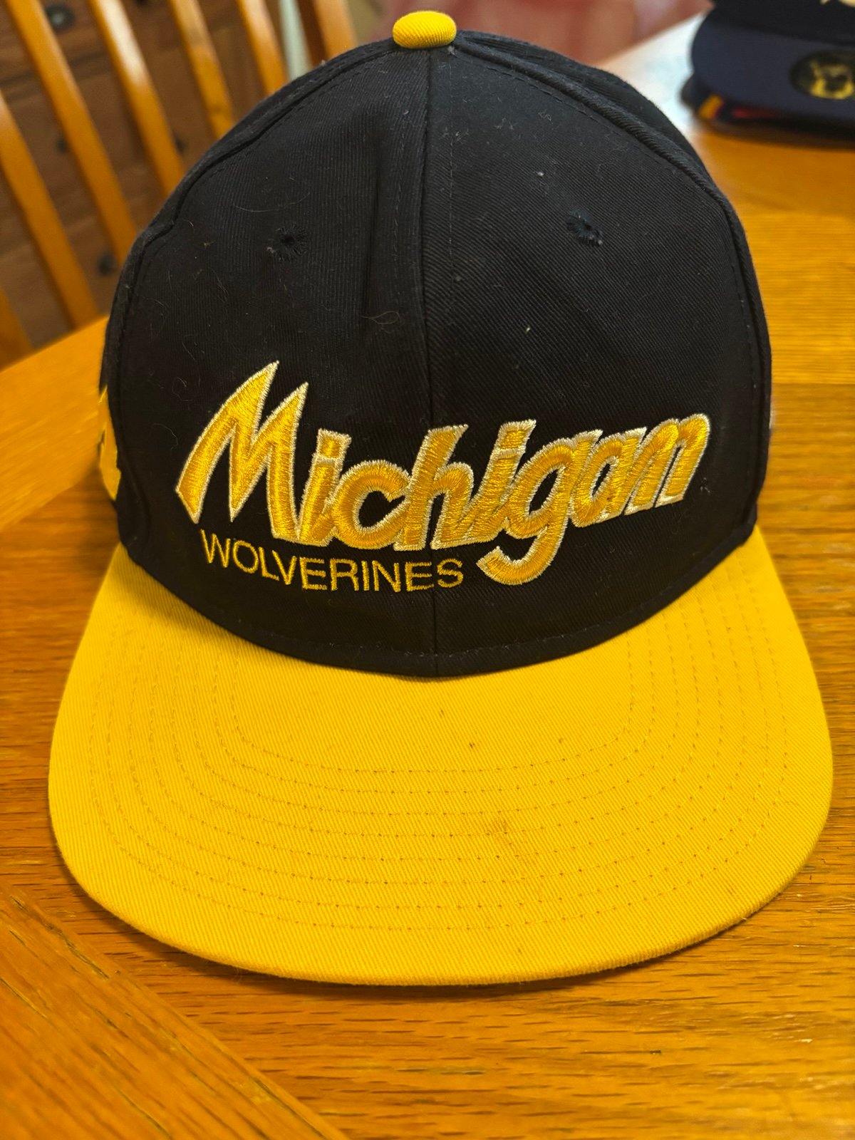 Vintage Michigan Wolverines SnapBack Hat Sports Specialties