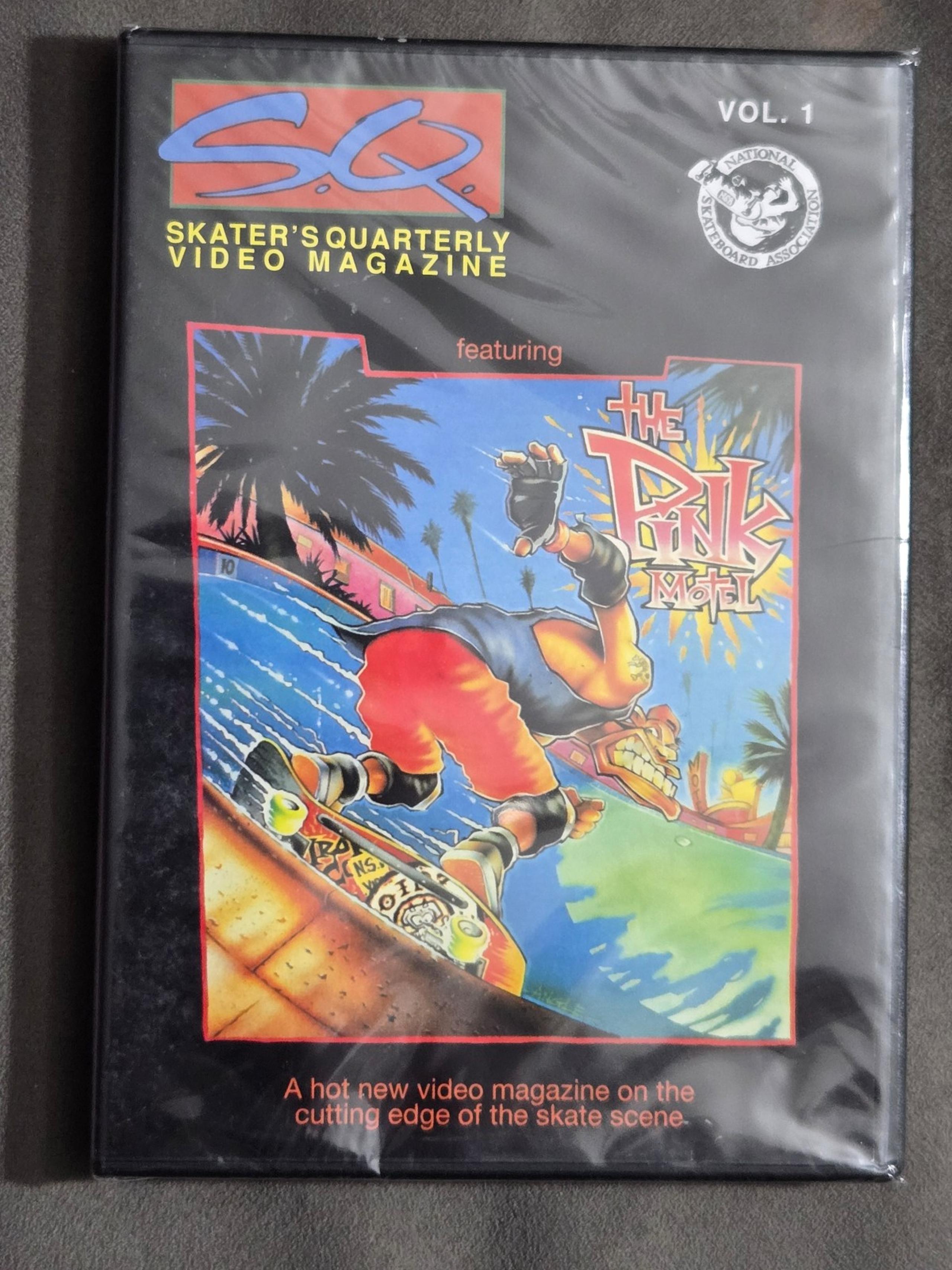 SKATER'S QUARTERLY VIDEO MAGAZINE VOL 1 -  OLD SCHOOL SKATEBOARD DVD SQ
