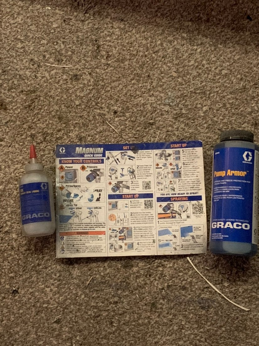 Airless paint sprayer used only twice an