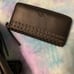 Coach Black Grommet Accordion Wallet