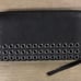 Coach Black Grommet Accordion Wallet