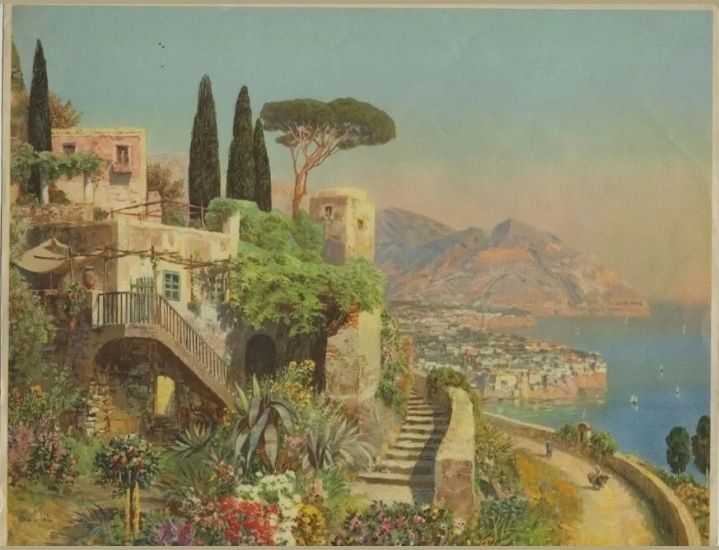 Authentic Alois Anegger LITHO Seascape
