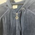 Old Navy Intimates 2-piece Velour Tracksuit Jacket Cropped Pants Navy Blue Small
