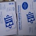 5 Exit sings for wall and ceiling.