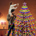 Outdoor Star String Lights 350 LED Christmas Lights 11.5ft Waterproof