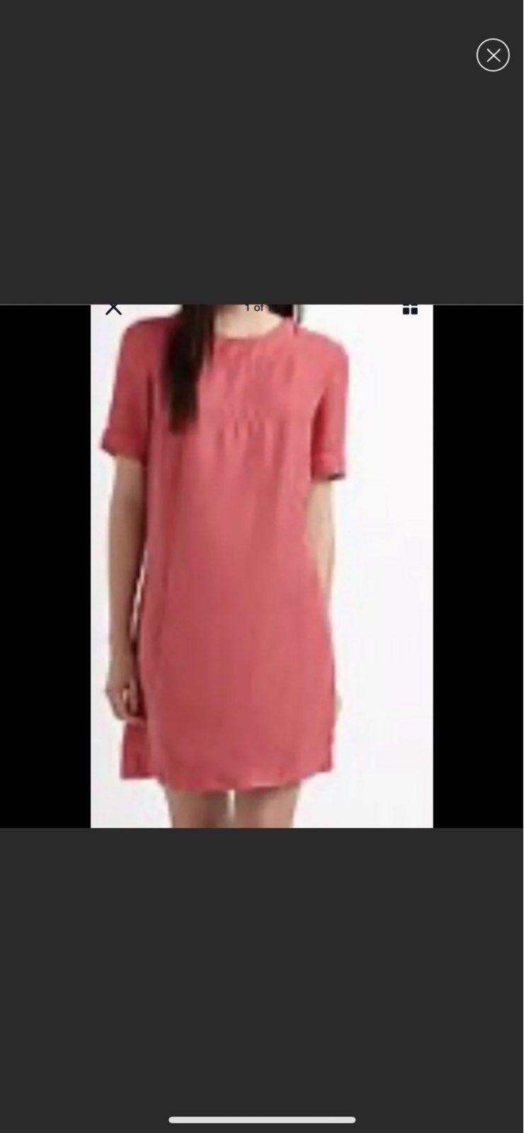 G - Bueberry Brit Silk Coral Pink Dress