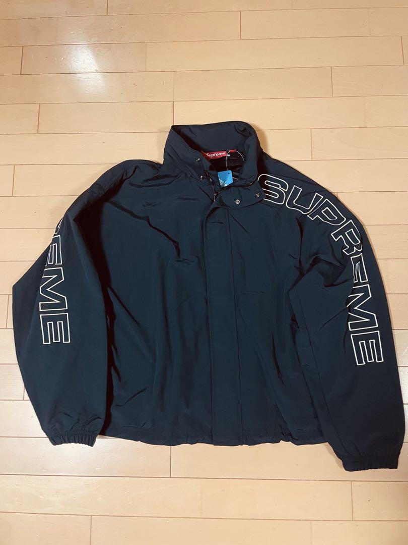 Supreme Spellout Embroidered Track Jacket