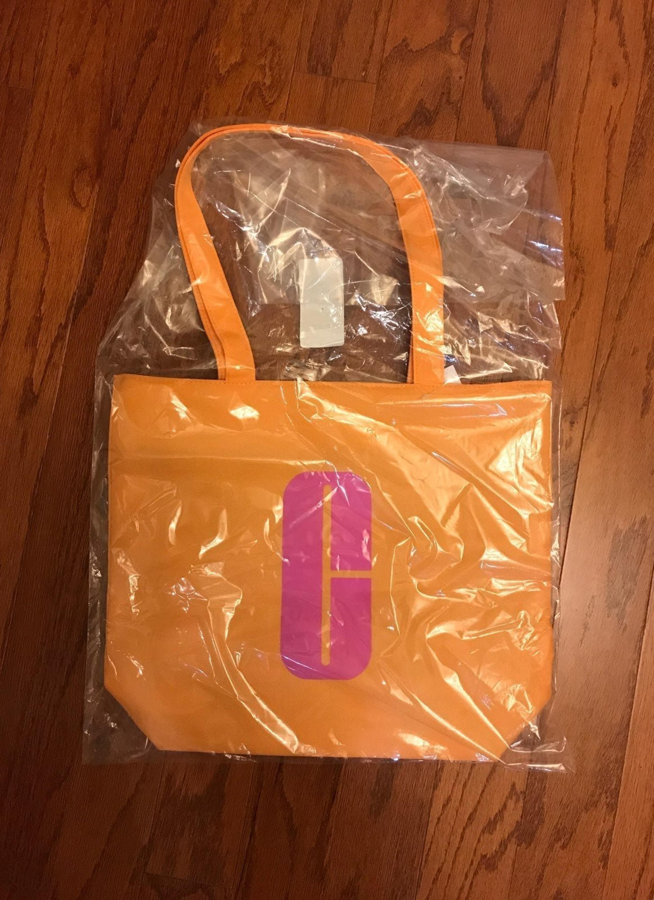 Clinique Orange Tote Bag new