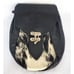 Wolf Den Leather Belt Pouch Bag Rennaissance Faire Cowhide Stitched Hand Crafted