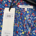 Gerard Darel Dresses | Women Sun Blue Floral Print Henley Midi Dress Blue Sz 38