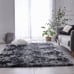 Fluffy grey rug 2x3 feet
