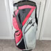Ping Traverse 14 Way Cart Bag 7 Zip Pockets Gray Red Black Missing Zipper Tabs