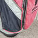 Ping Traverse 14 Way Cart Bag 7 Zip Pockets Gray Red Black Missing Zipper Tabs