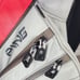 Ping Traverse 14 Way Cart Bag 7 Zip Pockets Gray Red Black Missing Zipper Tabs