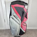 Ping Traverse 14 Way Cart Bag 7 Zip Pockets Gray Red Black Missing Zipper Tabs