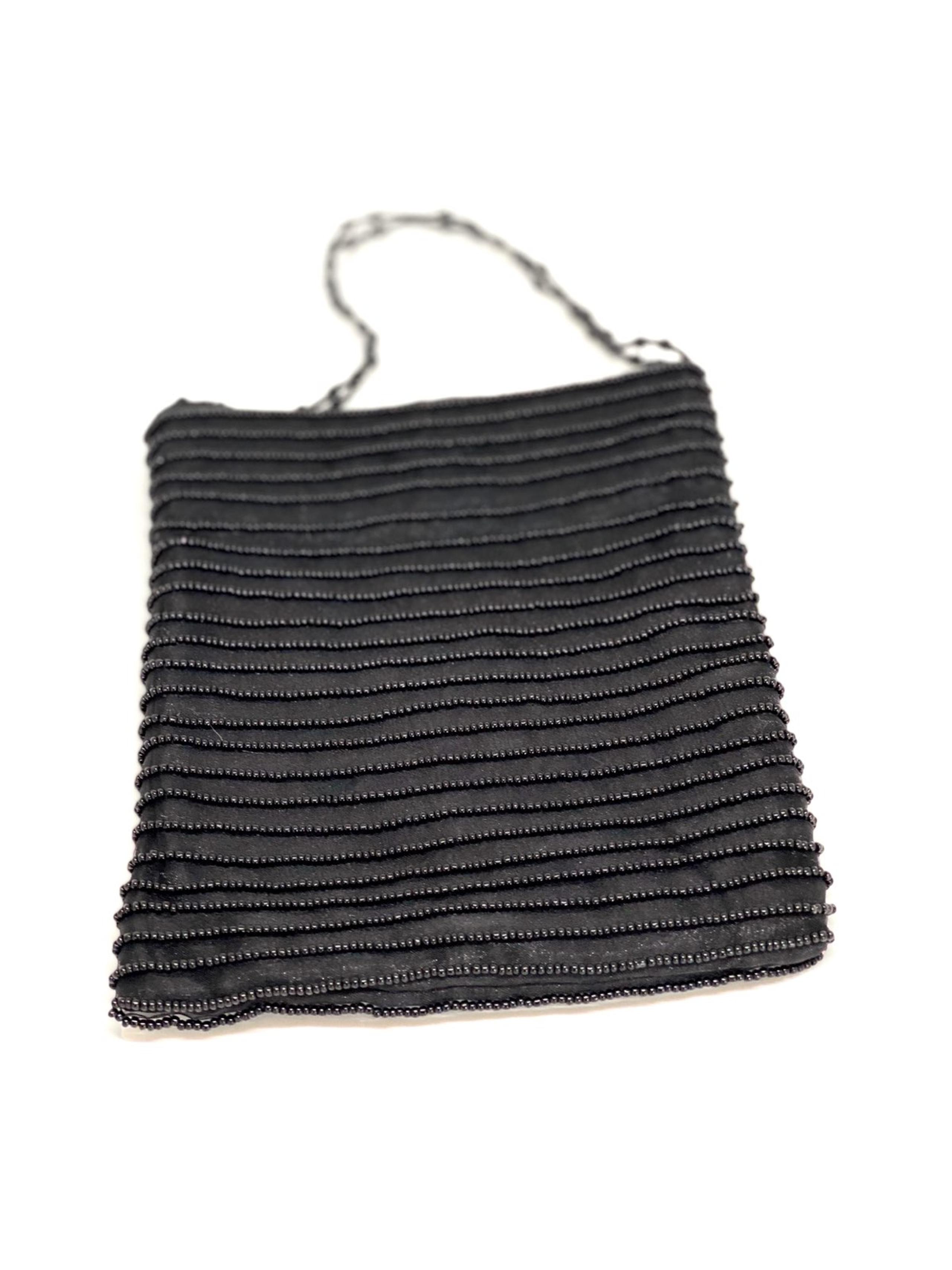 GAP - VINTAGE - BEADED BLACK BAG