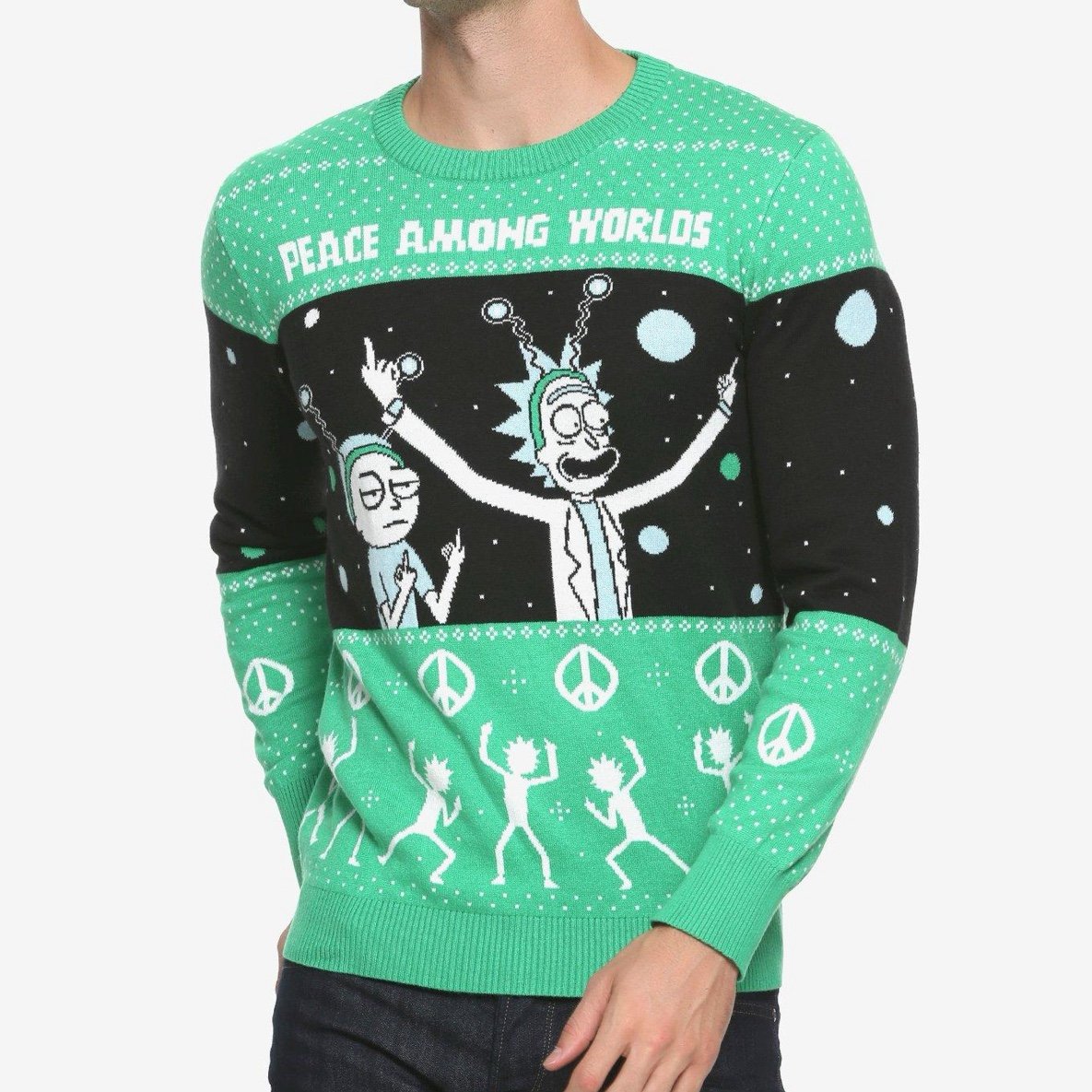 BoxLunch Rick and Morty Holiday Sweater