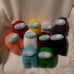 Handmade Among Us Plush Set of 10