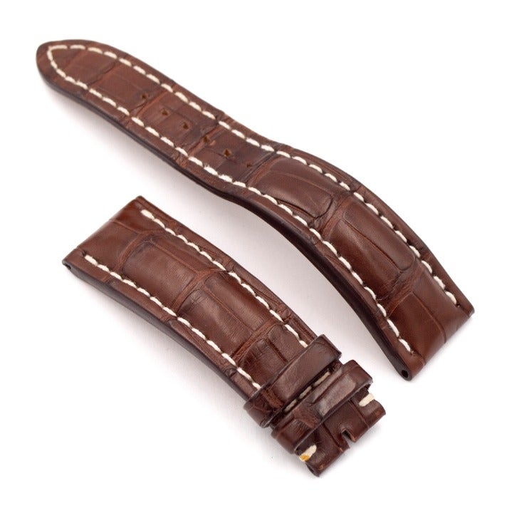 BREITLING Brown Croco Strap, 24-20mm