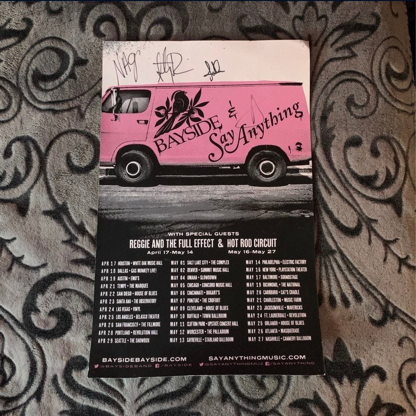 Bayside & Say Anything Tour With Special Guests Reggie And The Full Effect And H