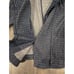 Akris Punto Womens Asymmetrical Zip Jacket Blue Pattern Style Size 8 Baumwolle