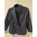 Akris Punto Womens Asymmetrical Zip Jacket Blue Pattern Style Size 8 Baumwolle