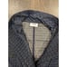Akris Punto Womens Asymmetrical Zip Jacket Blue Pattern Style Size 8 Baumwolle