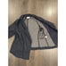 Akris Punto Womens Asymmetrical Zip Jacket Blue Pattern Style Size 8 Baumwolle