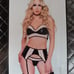 Bra Top High Waist Garter Panty Medium