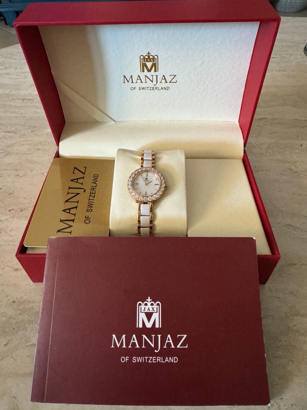 Manjaz of Switzerland Women’s Watch