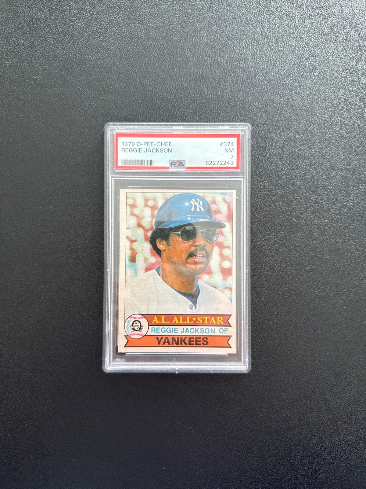 Reggie Jackson 1979 O-PEE-CHEE PSA 7