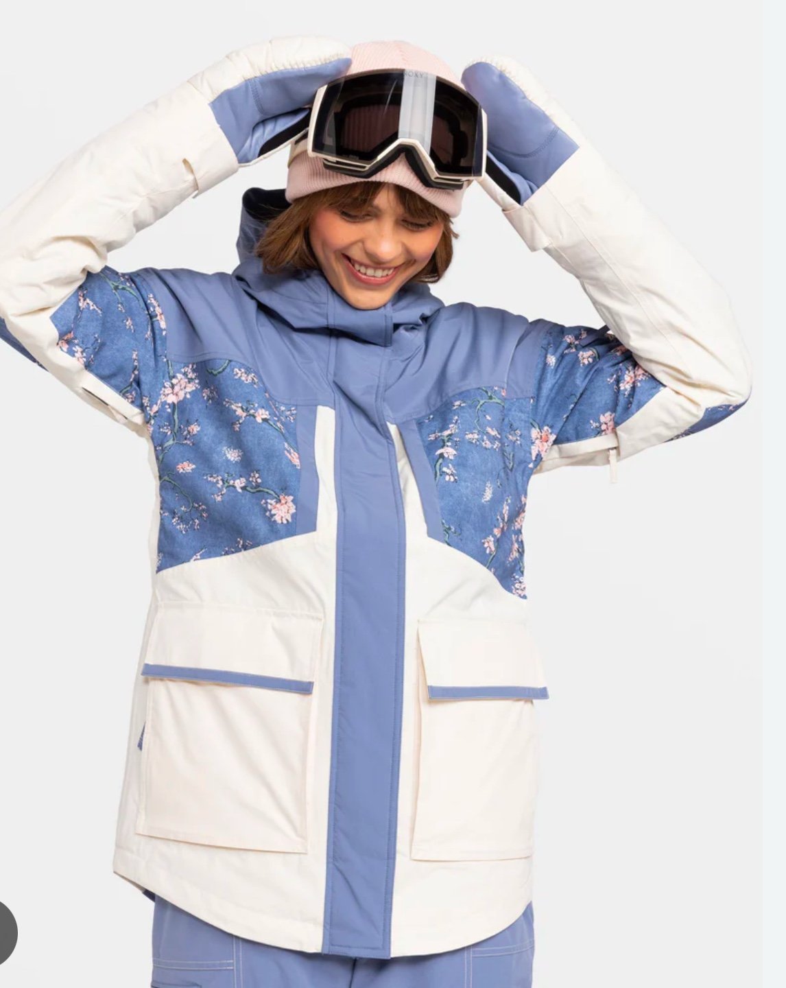 Roxy Chloe Kim Parka Snow Jacket - Women’s Large / Wild wind (BQY7)