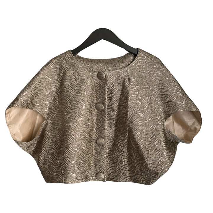 NWT Elizabeth Gillett Top - Designer Crop Jacket - Size Large