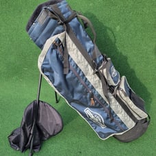 Callaway Big Bertha 4 Way Divider Stand Golf Bag With Raincover Blue Black Gray