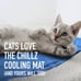 Chillz Dog Cat Cooling Mat Large - 20”x 36” Pressure Activated Pad for Pets Gray